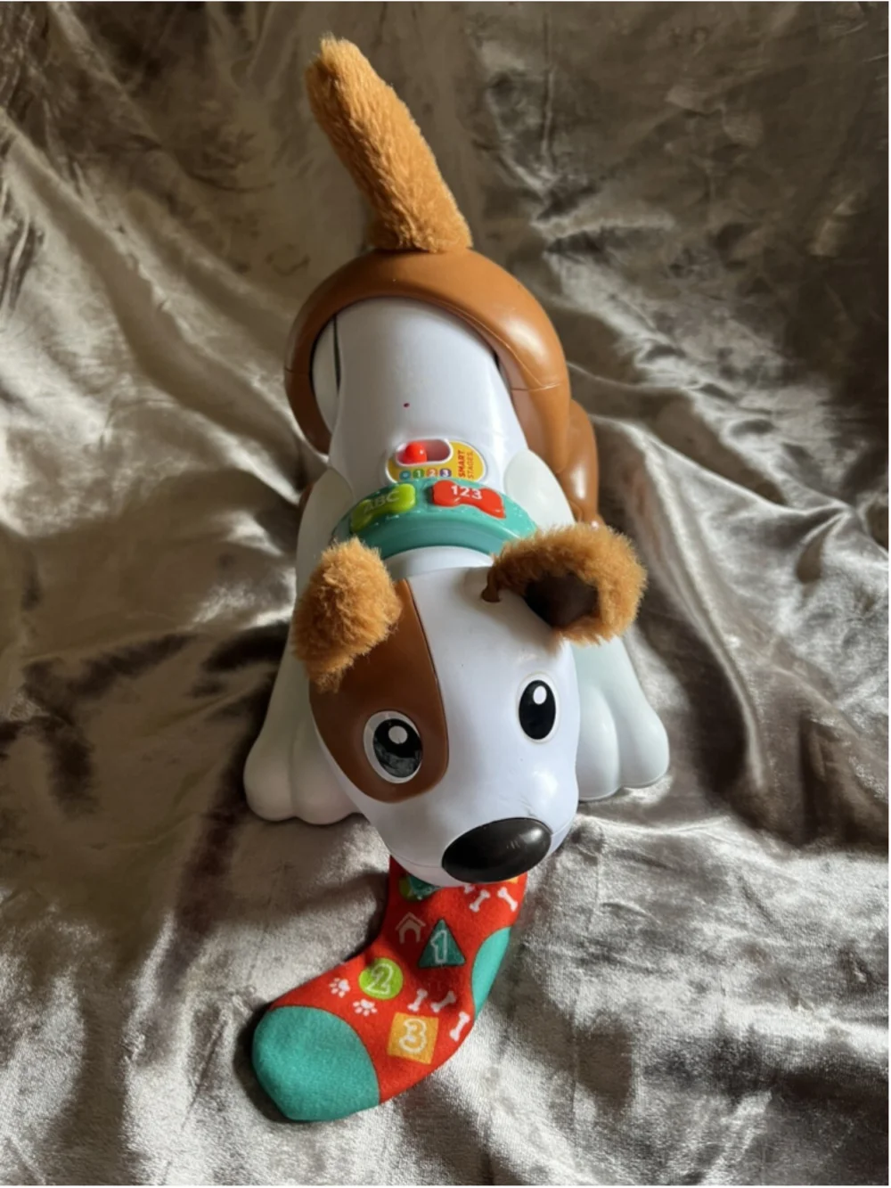 Fisher-Price Smart Stages123 Crawl With Me Puppy Musical Infant Toddler Toy